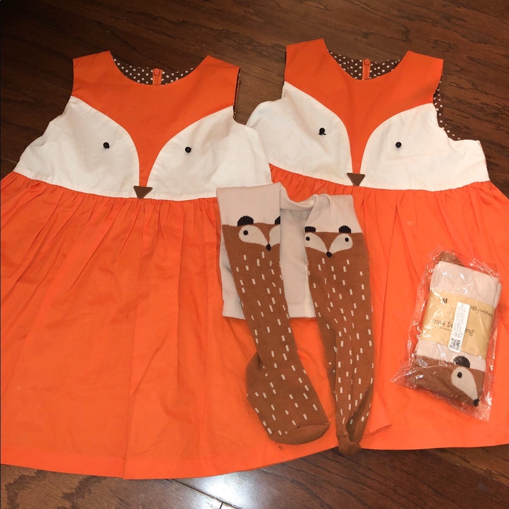 Fox dress with free fox tights.